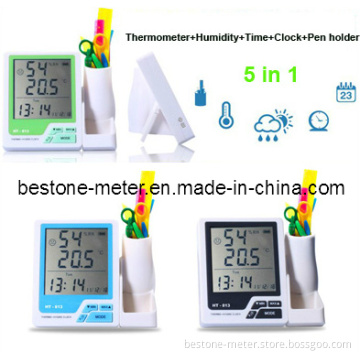 Hygro-Thermometer Clock (HTC-813)